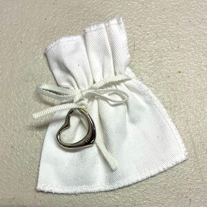 Tiffany & Co Elsa Peretti Open Heart Pendant ONLY 925 Sterling Silver - Vintage